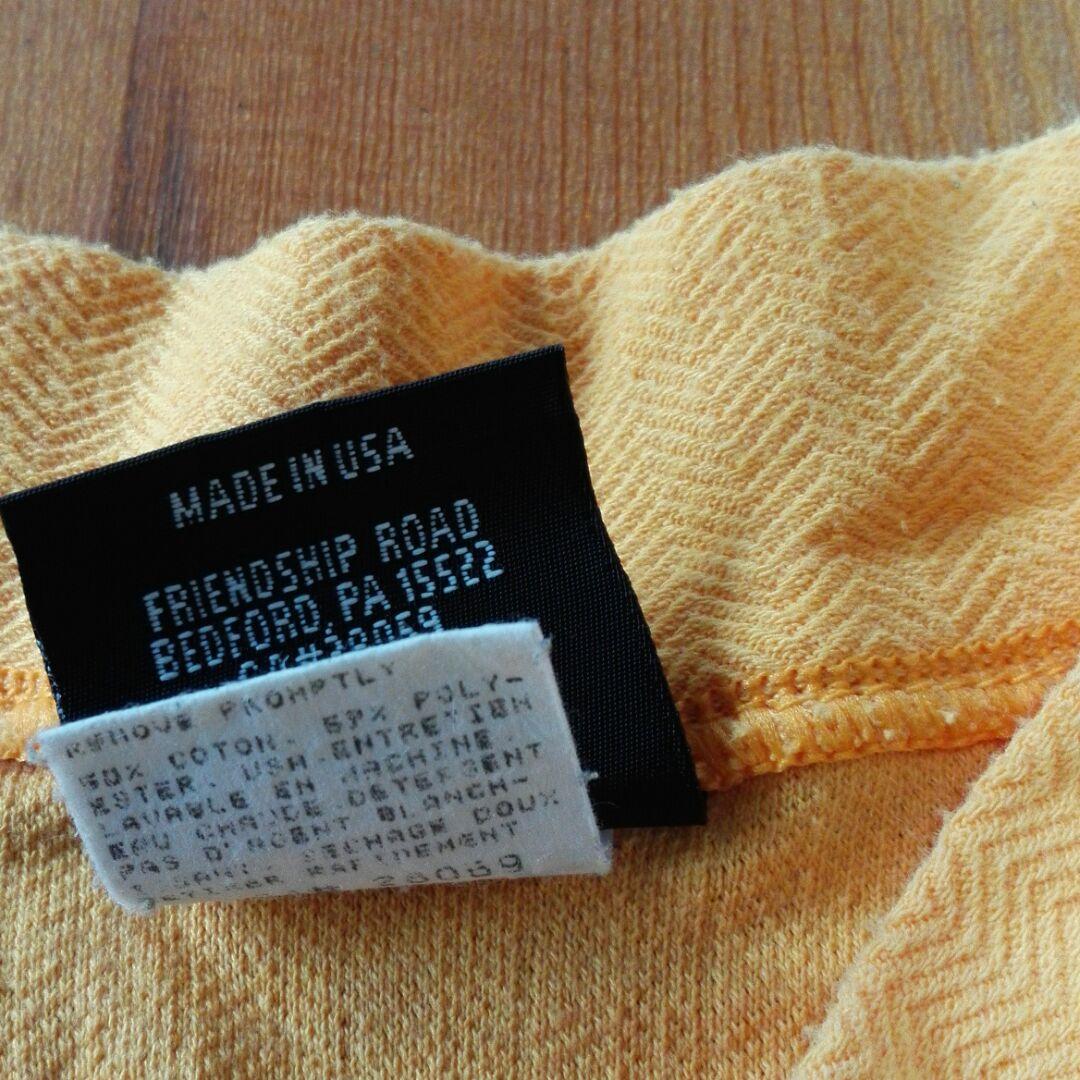 サイクルジャージ　キャノンデール(XL) イエロー(made i n USA )