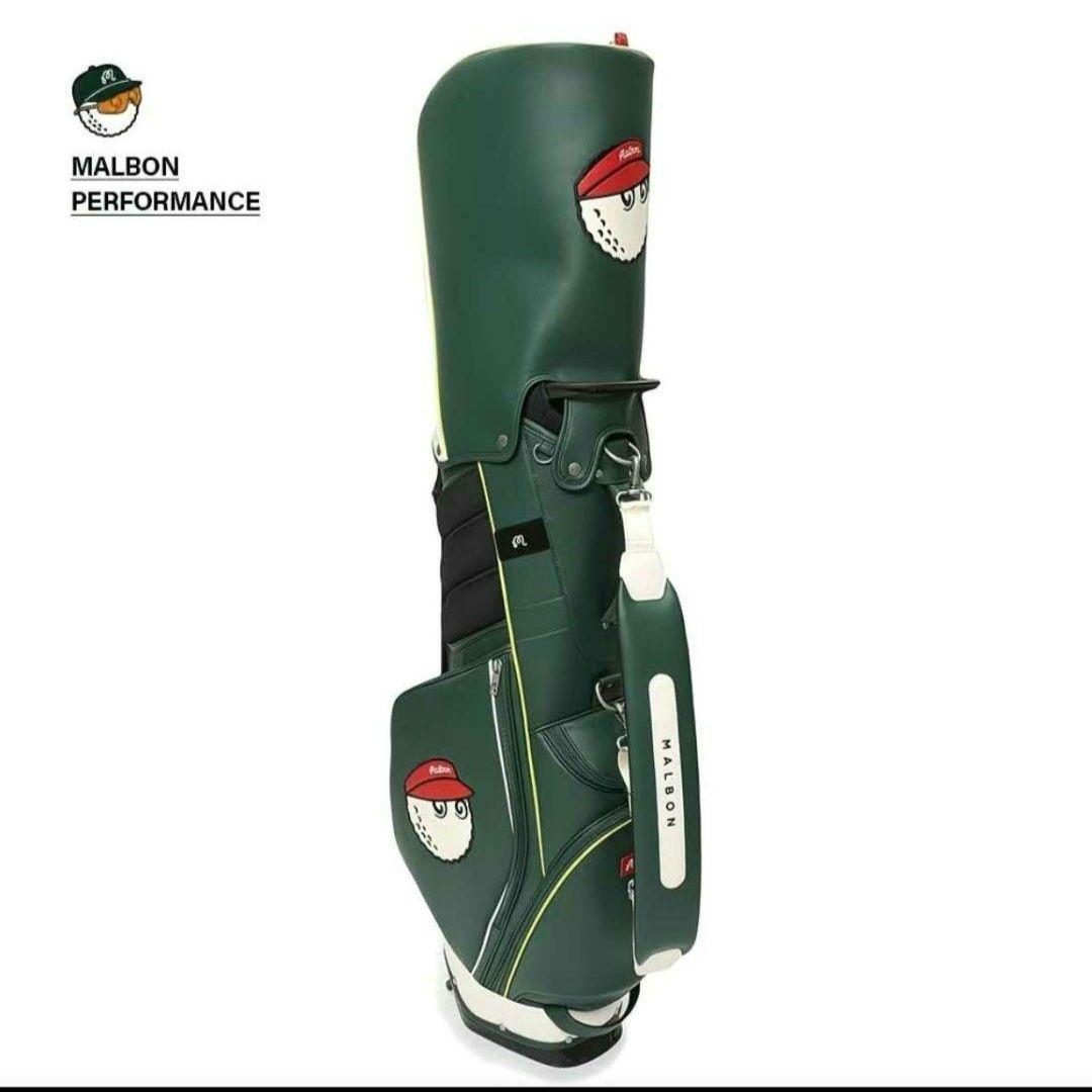 malbon golf マルボン キャディバッグ 新品 人気 グリーン