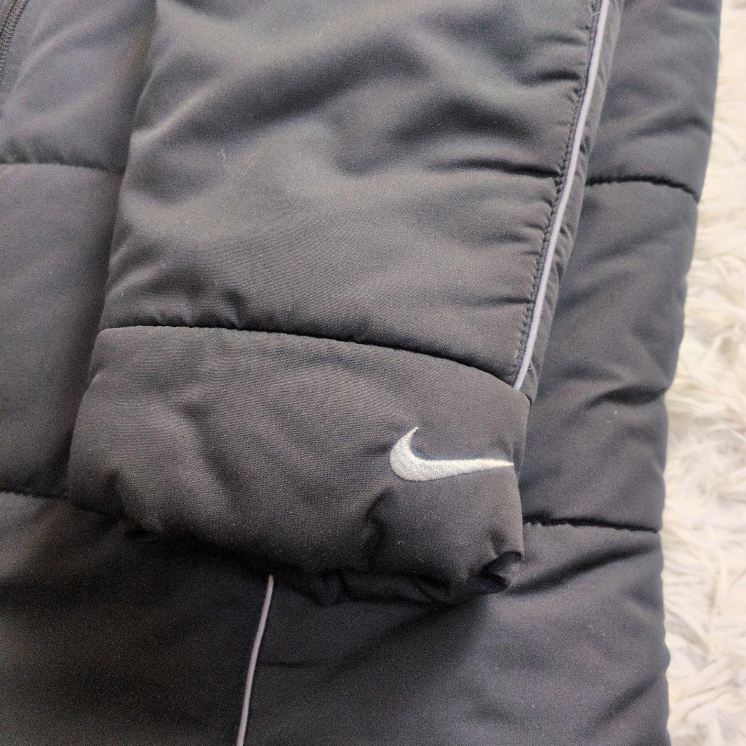 【美品✨NIKE✨XL】ナイキ ベンチ ロング コート 刺繍 ブラック