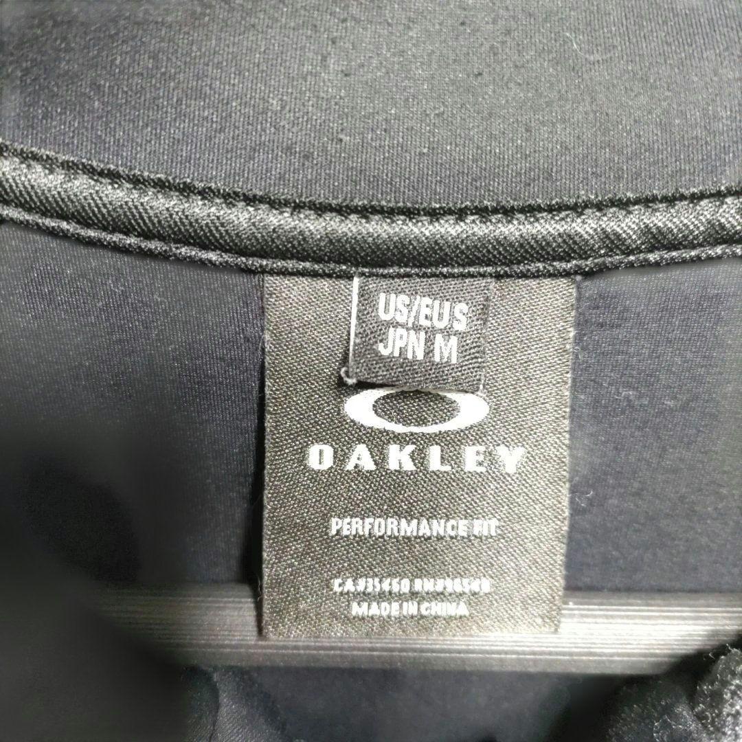 【美品】OAKLEY オークリー メンズ フルジップ パーカー ブラック M