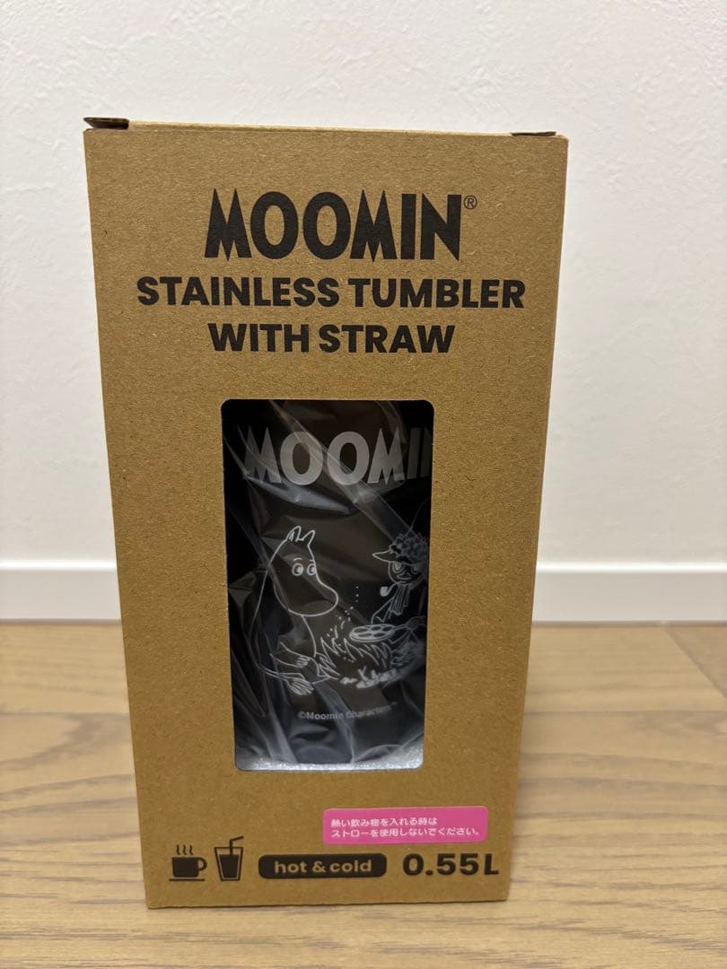 MOOMIN ステンレスタンブラー 0.55L ストロー付き 6色セット！