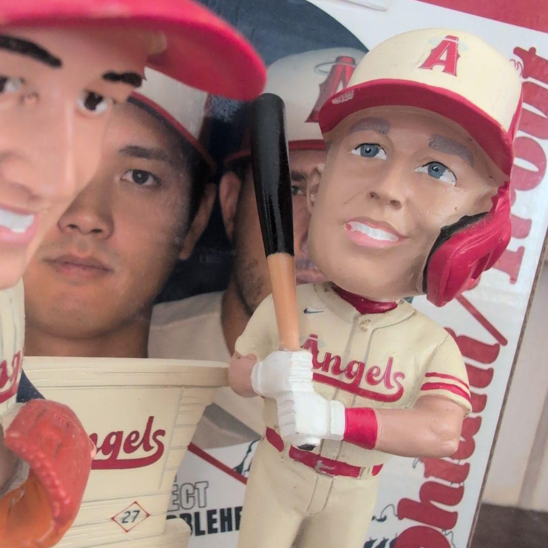 最終値下げ　非売品　大谷翔平　マイク・トラウト ボブルヘッド