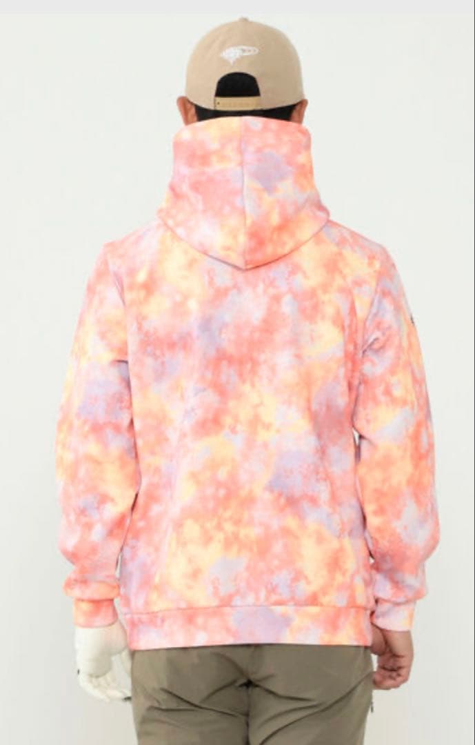 BEAMS GOLFORANGE LABEL タイダイ ダンボールニット パーカ