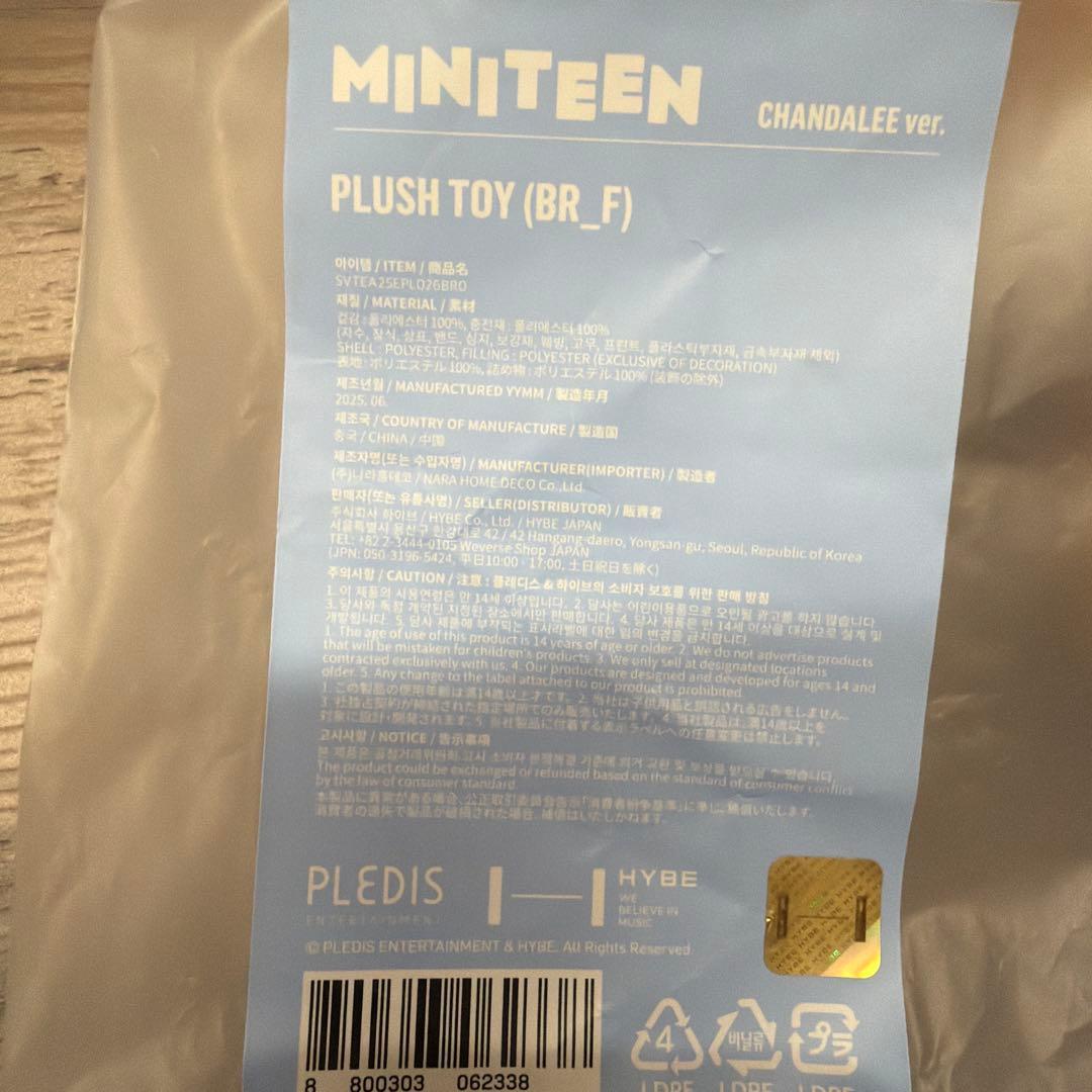 MINITEEN ディノ チャンダリ ぬいぐるみ