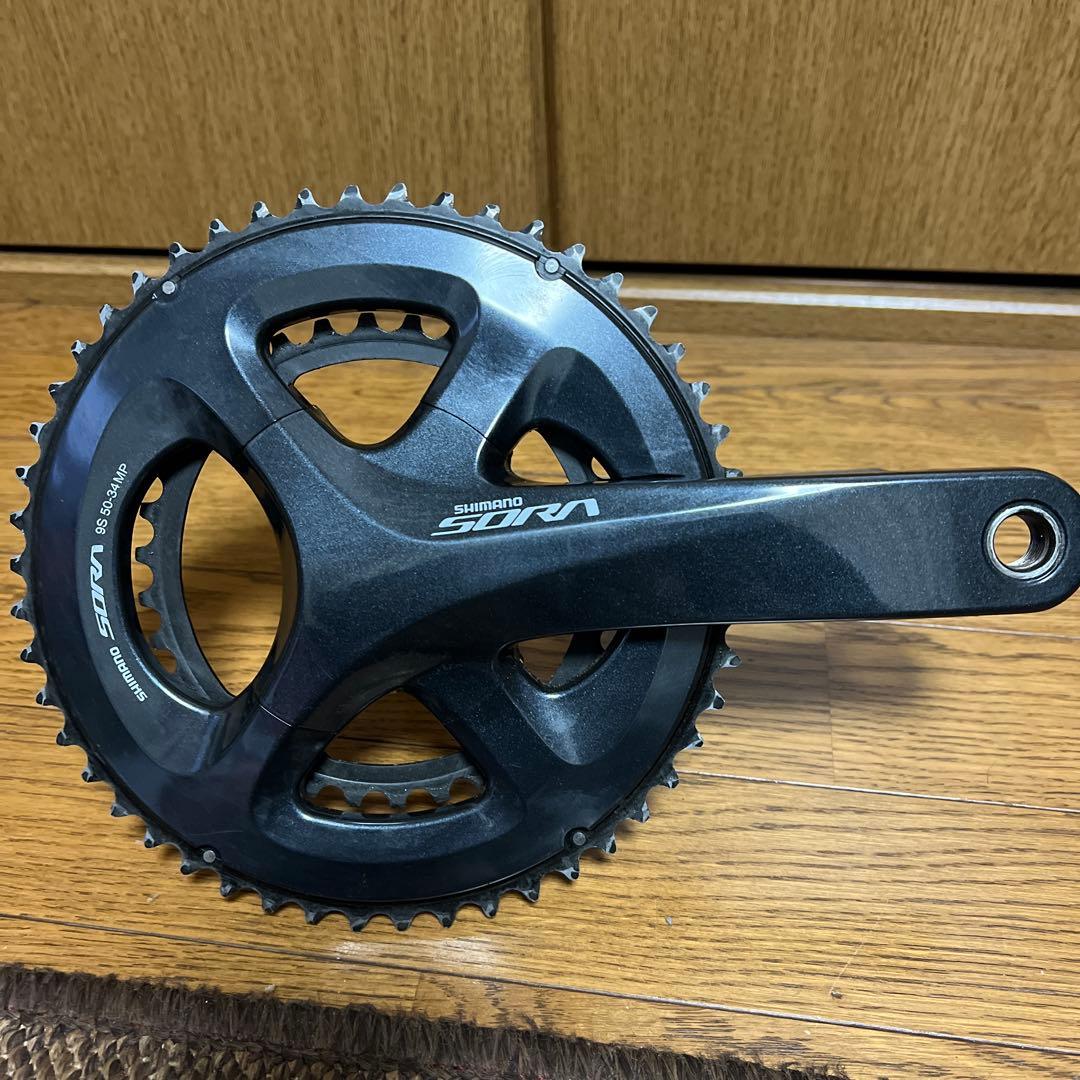 ペ*ー様 Shimano Sora コンポーネントセット ブラック　中古