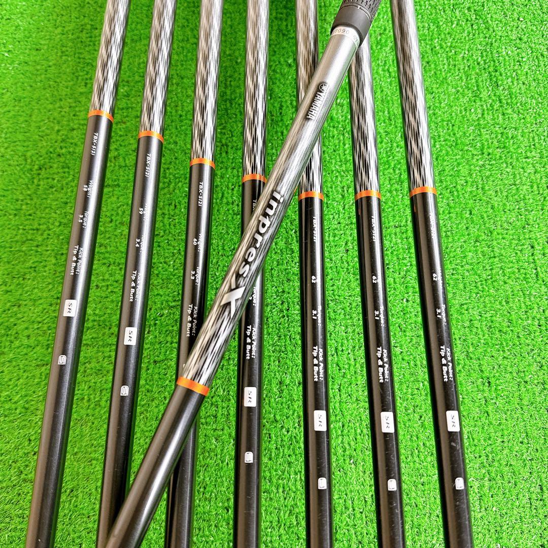 豪華８本 YAMAHA inpresX ZCAVITY SR メンズ アイアン