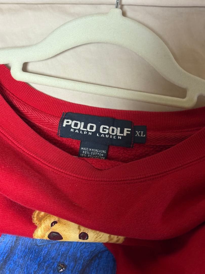 Polo Ralph Lauren golf スウェット 赤