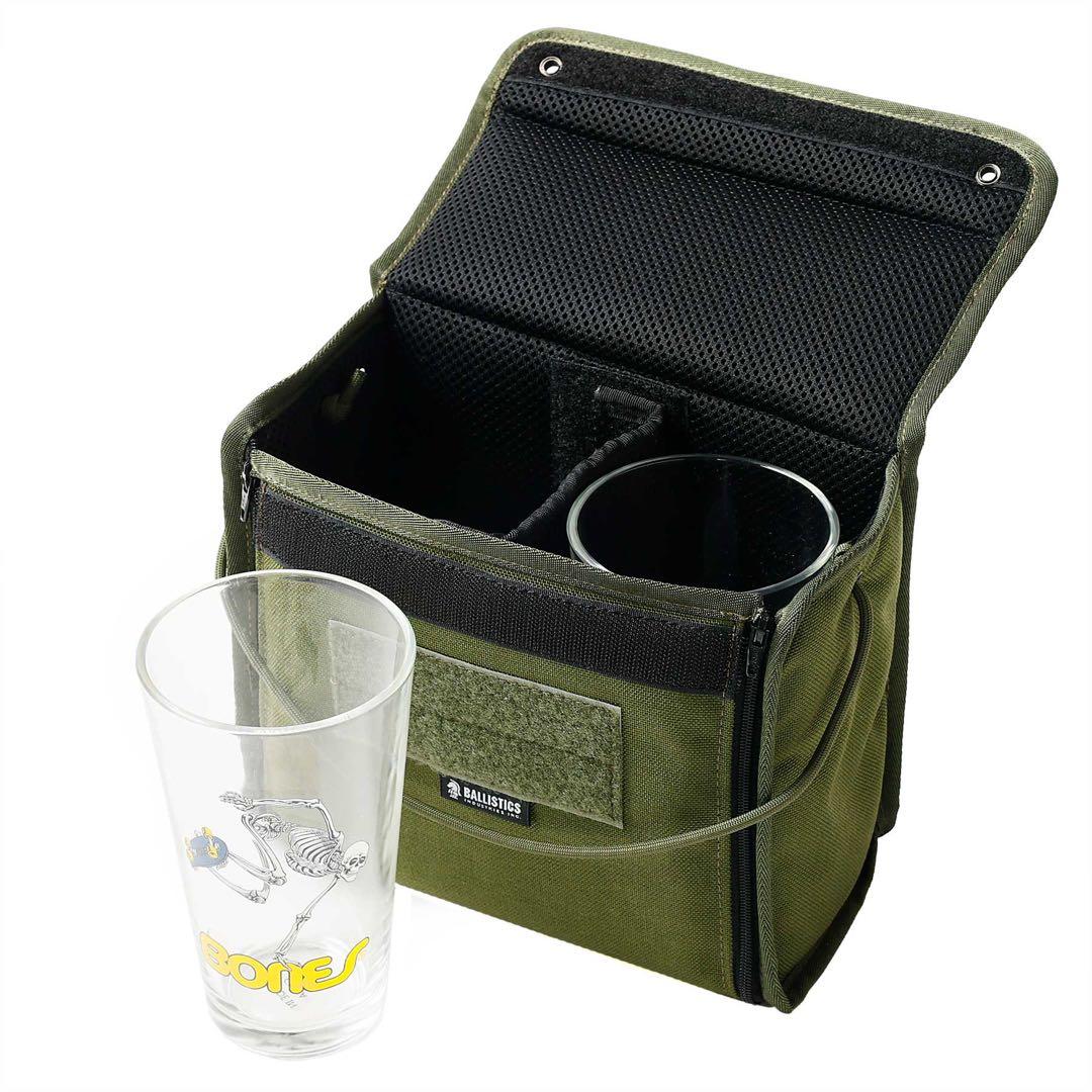 新品 BALLISTICS パイントグラスケース 2 収納ケース ブラック