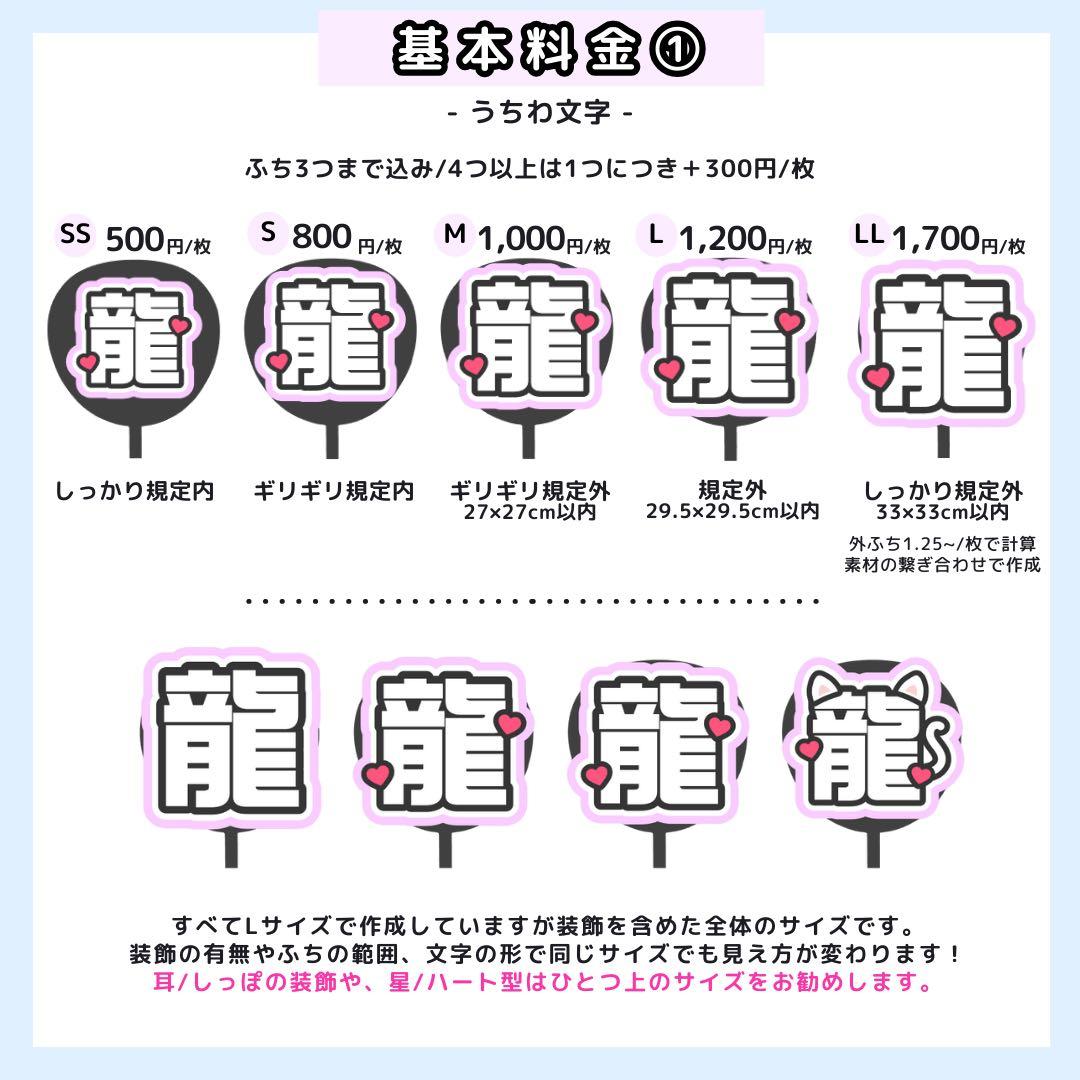 【3/26 うらめろ】♡様 うちわ文字オーダー うちわ屋さん 文字パネル