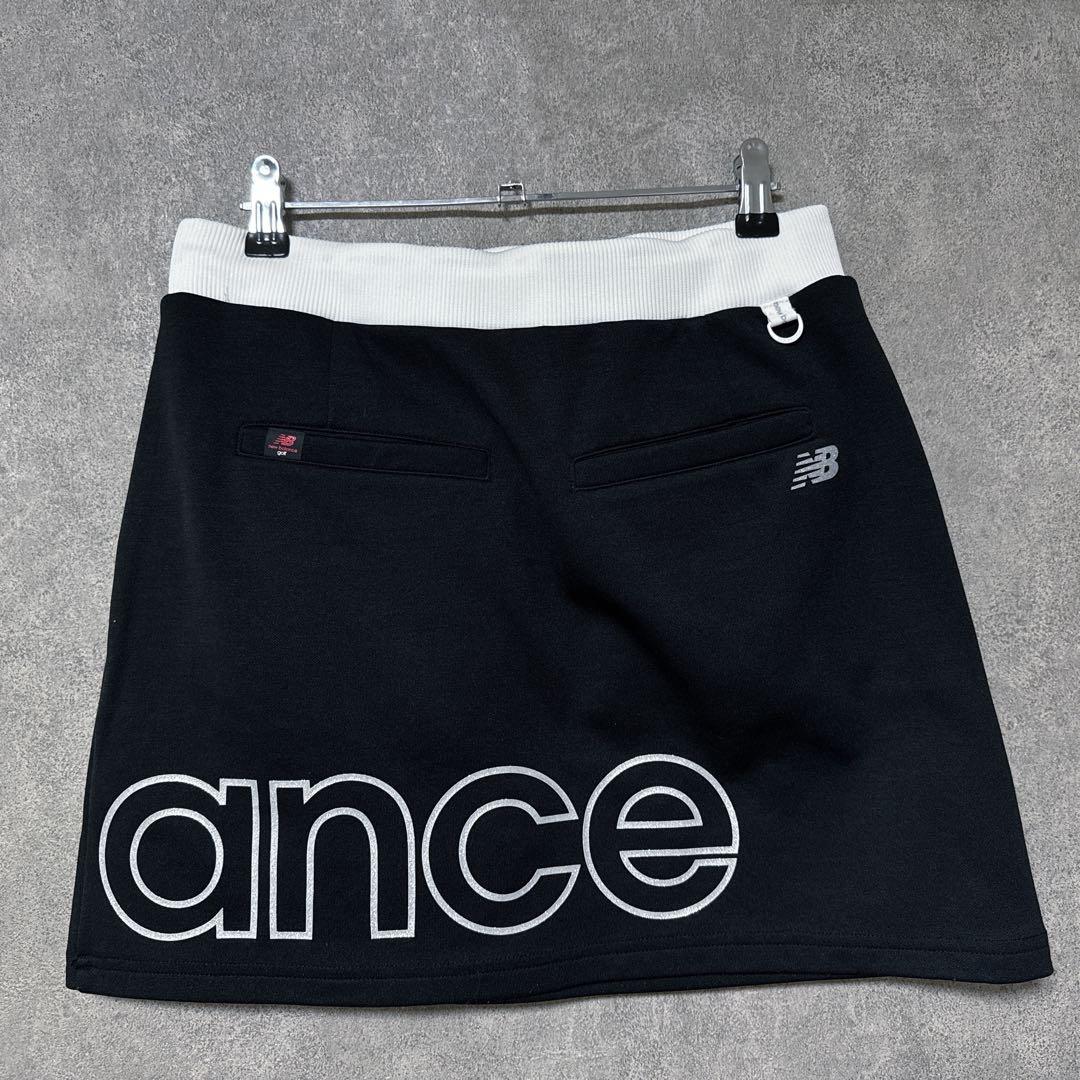 New Balance Golf ニューバランス ロゴ スカート ブラック 2