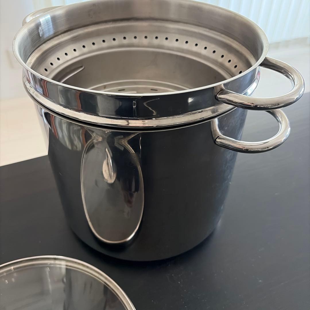 bodum ボダム　ステンレス鍋　蒸し器　シャンボール　寸胴鍋　IH可