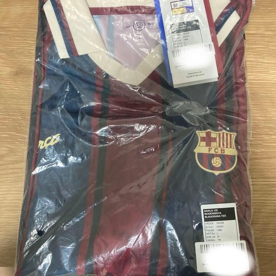 【新品タグ付き】バルセロナ 125周年記念 シャツ Lサイズ