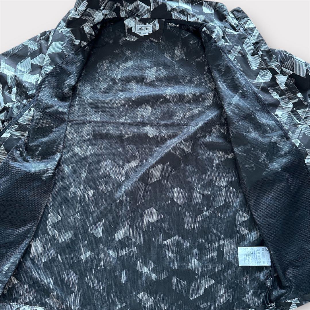adidas アディダスゴルフ　2wayウィンドブレーカー M ナイロン　　黒