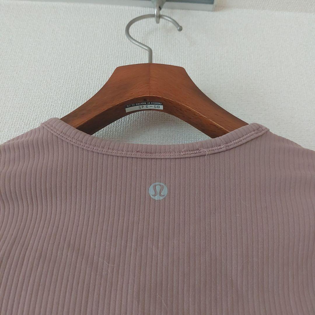 ルルレモン/新品・未使用/バックツイスト リブ半袖シャツ/サイズUS2