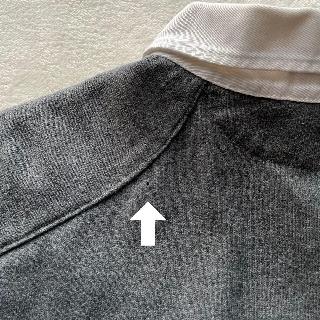 訳あり Polo by Ralph Lauren ラガーシャツ グレー XL