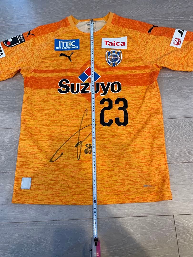 清水　エスパルス　2019年　ホーム　23北川航也　ユニフォーム　サイン入り