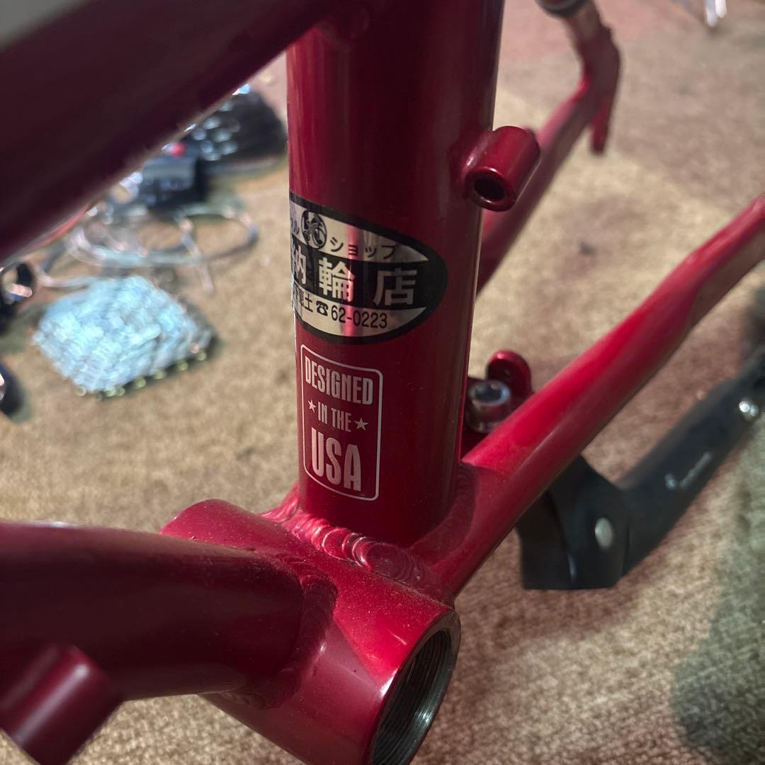 DAHON metro D6 折りたたみ自転車 フレーム 赤