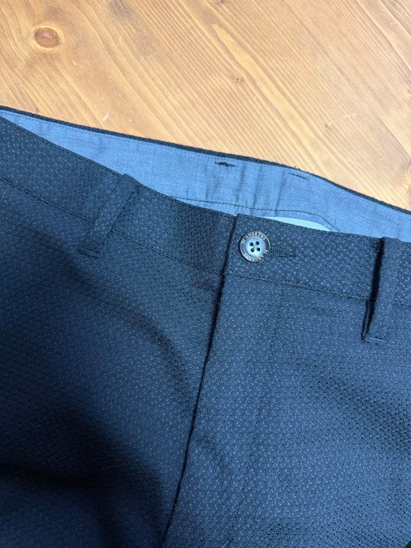 セントアンドリュース　3L ゴルフパンツ　ブラック　サッカー素材
