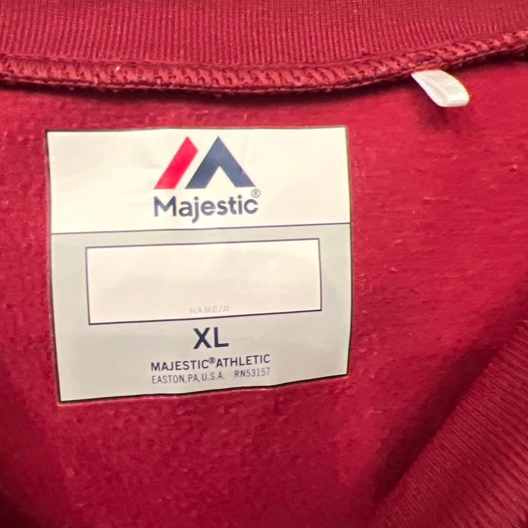 楽天ゴールデンイーグルスMajestic 赤 XL ユニフォーム(練習着)