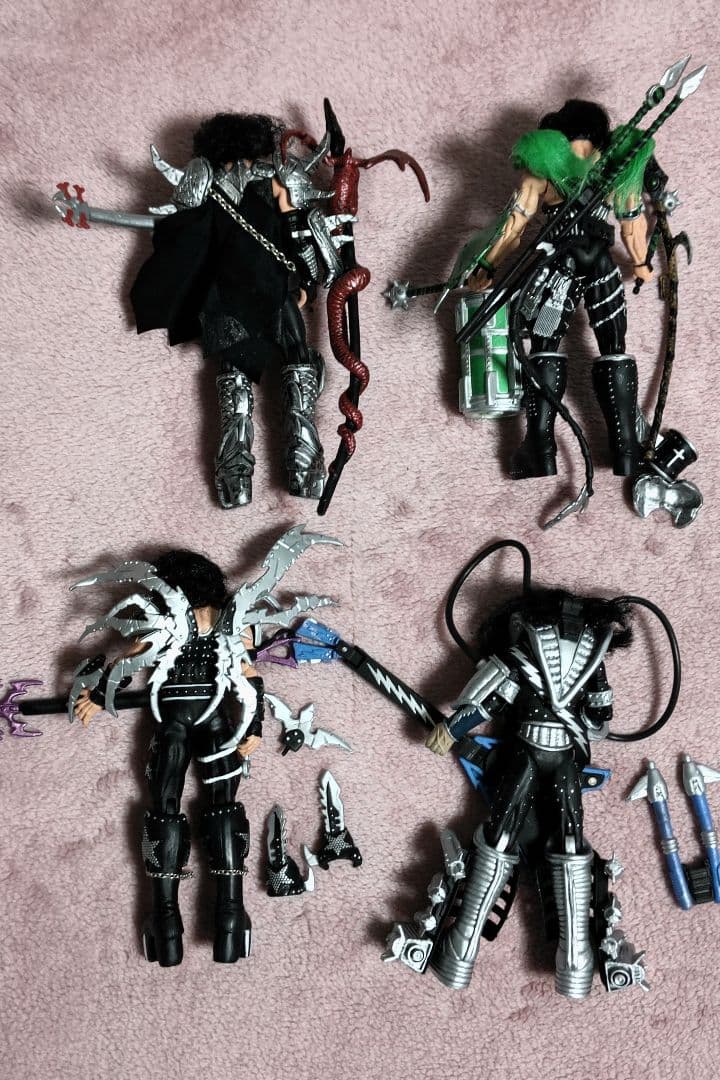 マクファーレントイズ　KISS　ウルトラアクションフィギュア4体セット