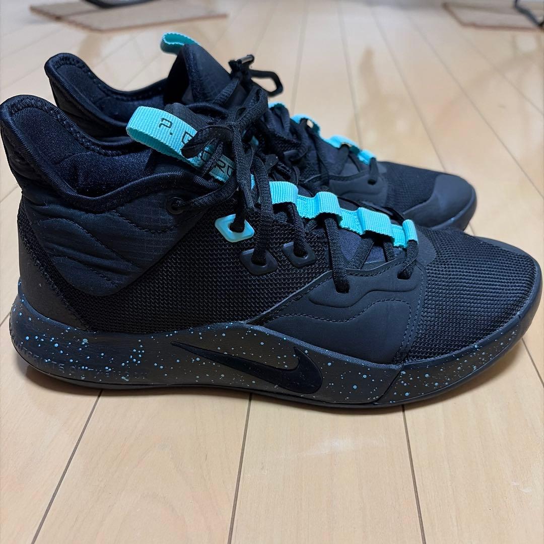 Nike バスケットボールシューズ ブラック/アクア