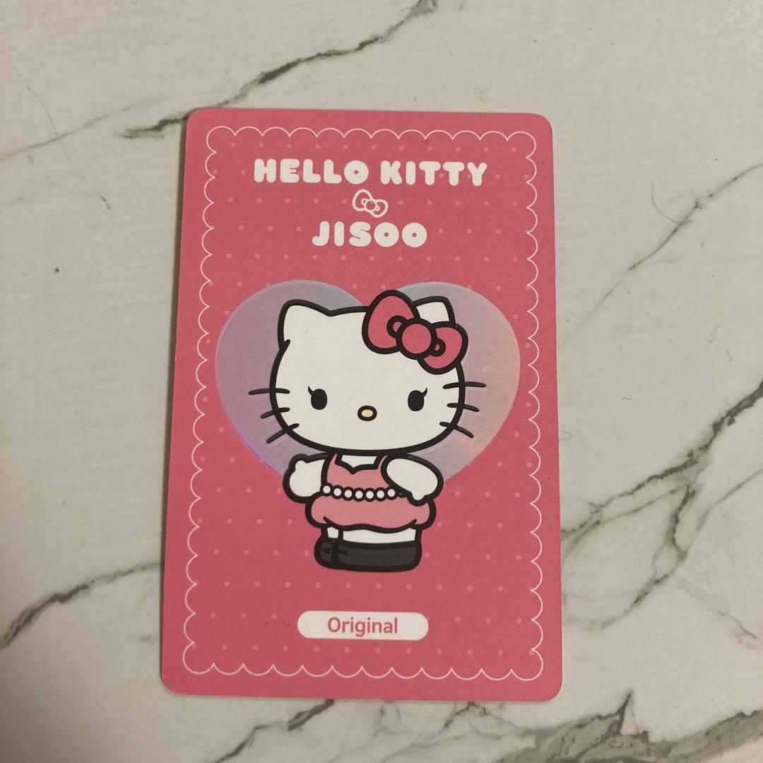 KITTY × JISOOハローキティ ジス ぬいぐるみ キーリング オリジナル