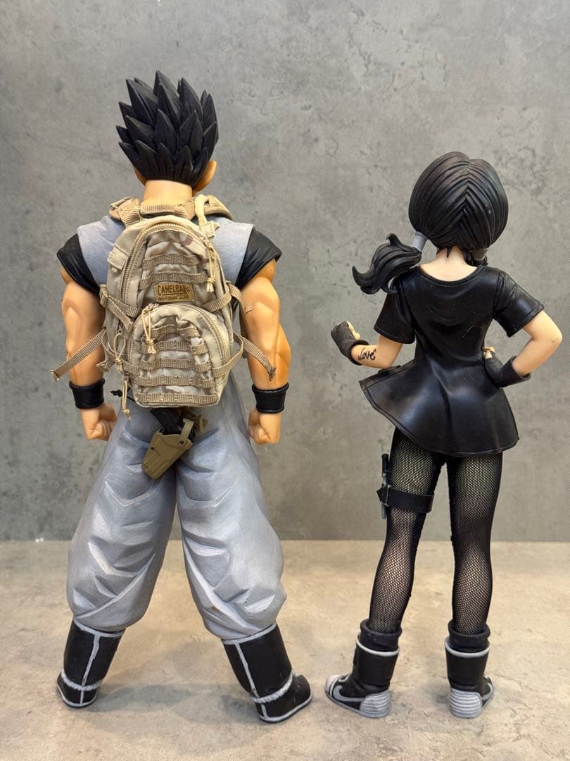 ドラゴンボール悟飯とビーデルフィギュア2体セット