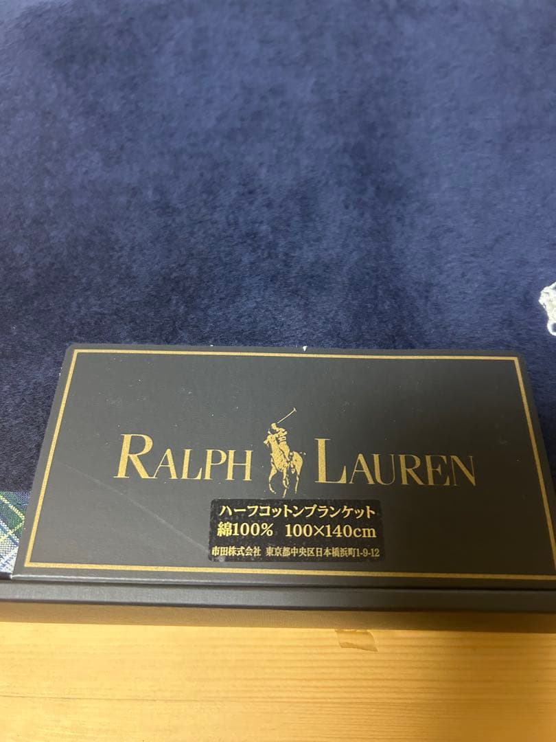 Ralph Lauren ハーフコットン　ブランケット ラルフローレン