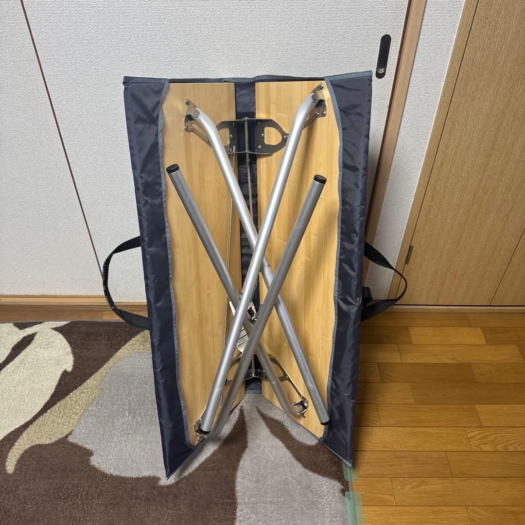 スノーピークpeak ワンアクションテーブル ロング竹 LV-015TR