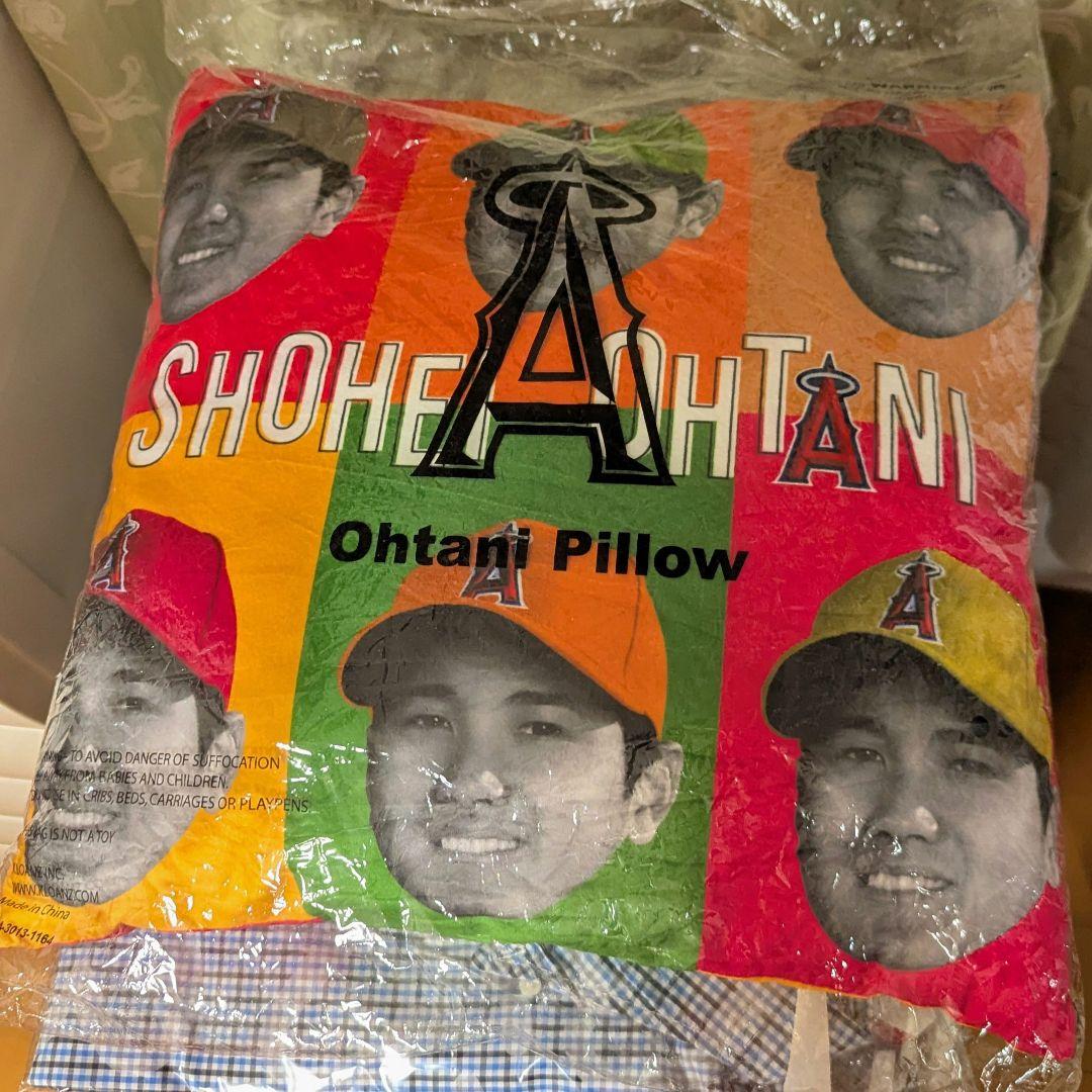 【新品・未開封】大谷翔平　ロサンゼルス・エンゼルス　枕　クッション　ニンジャラ