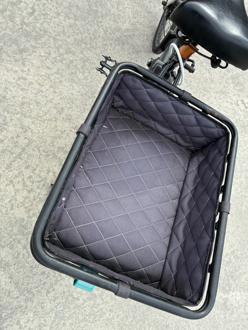 白黒　電動自転車　折畳　名古屋近郊送料込　大カゴ付　ペルテックPELTECH