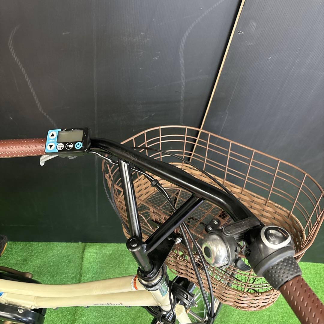 電動自転車 YAMAHA PAS ami アイボリー　25