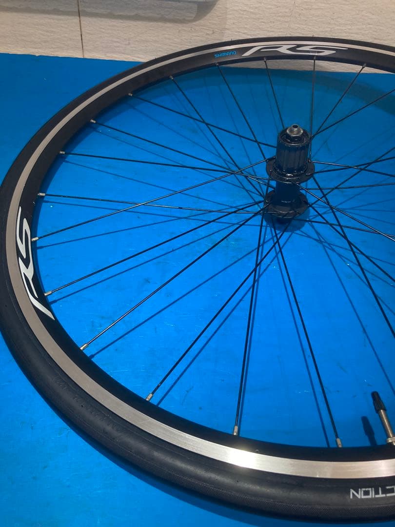 ★メンテ済WH-RS100 11sフリー 前後ホイール 25Cタイヤ クイック付