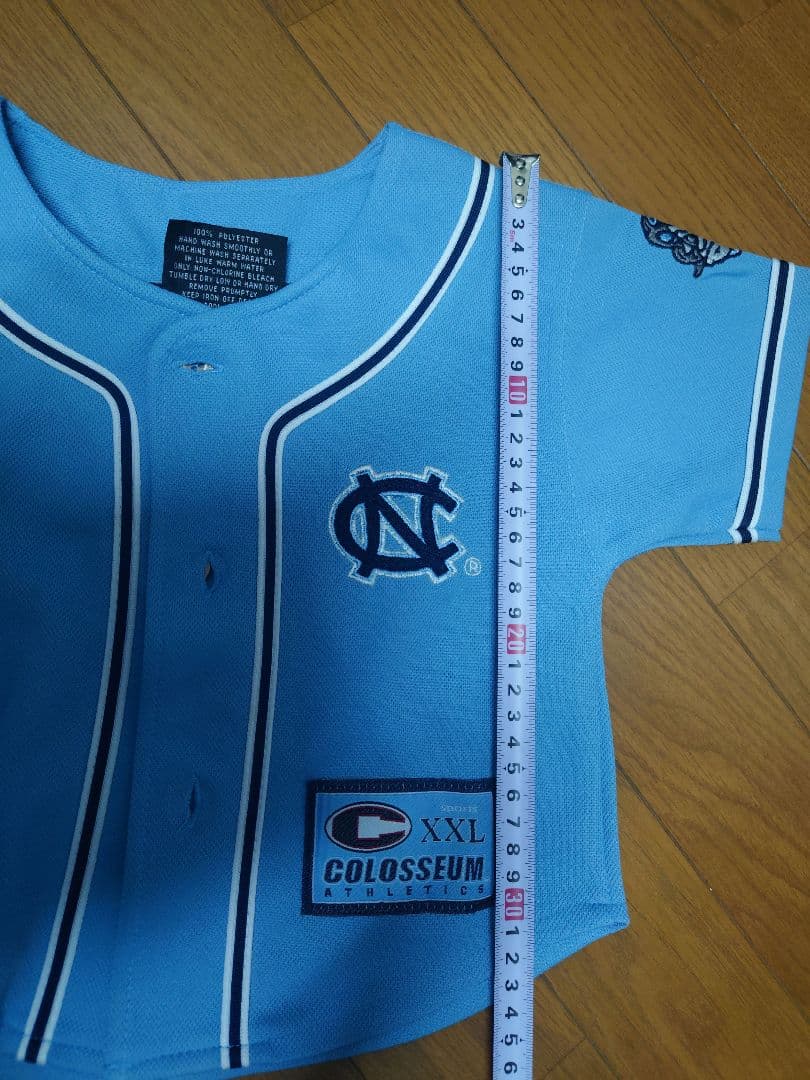 UNC Tar Heels ノースカロライナ ベースボールシャツ 古着
