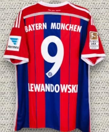 14/15 バイエルン・ミュンヘン ホーム 9番 ロベルト・レヴァンドフスキ