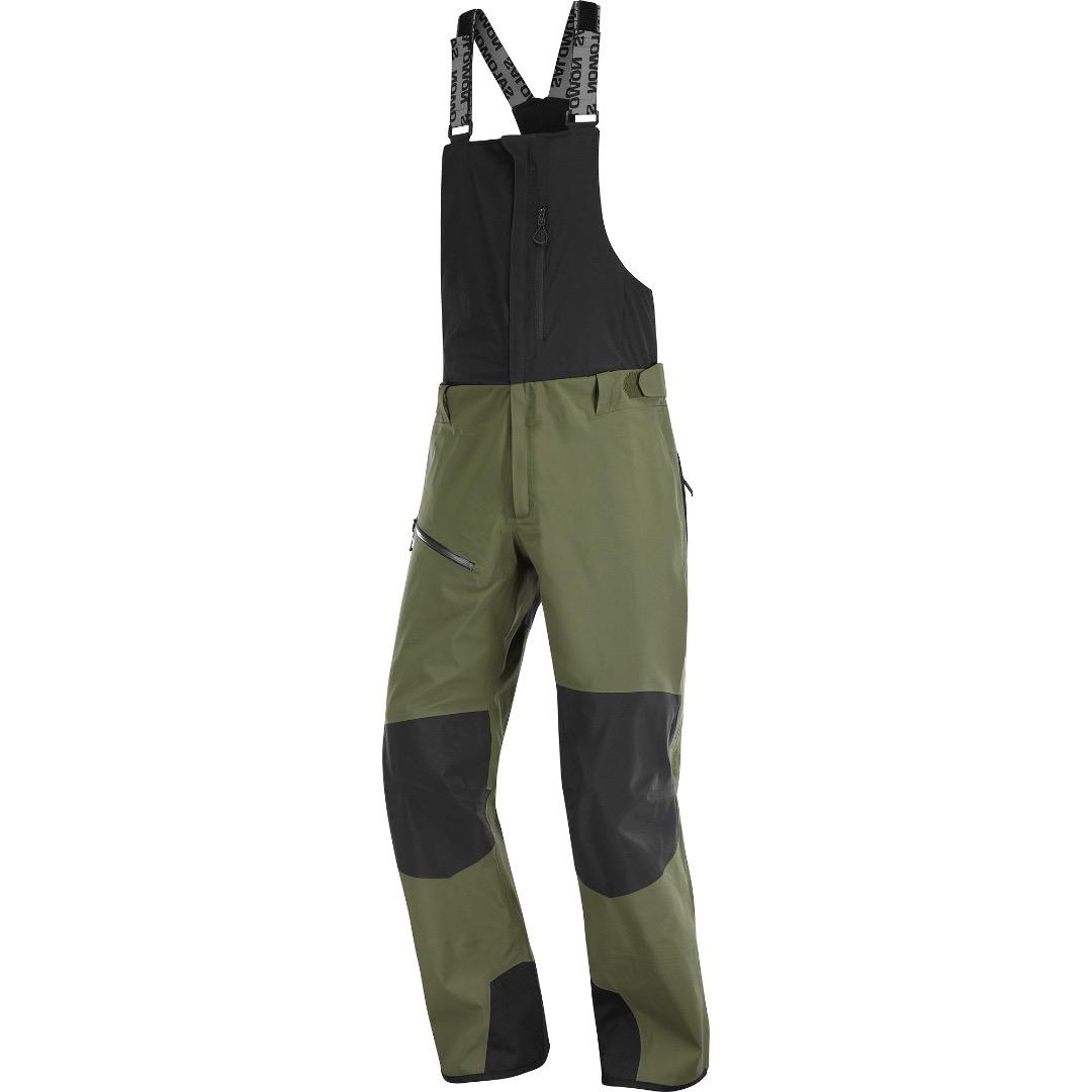 サロモン メンズ シェルビブパンツ M MOON PATROL GORETEX