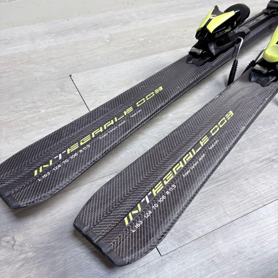 【訳あり】HEAD INTEGRALE 003 163cm ビンディング調整可能