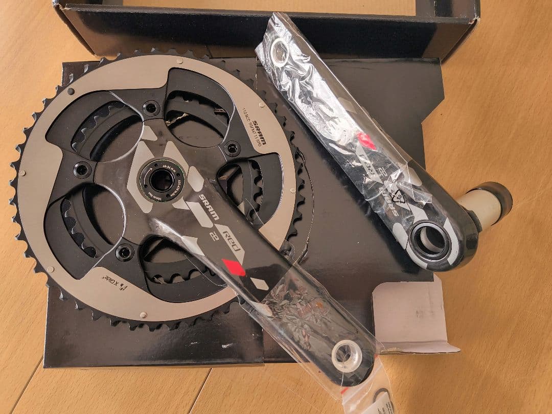 【未使用】SRAM RED22 クランク 170mm 50-34 BB30 箱付