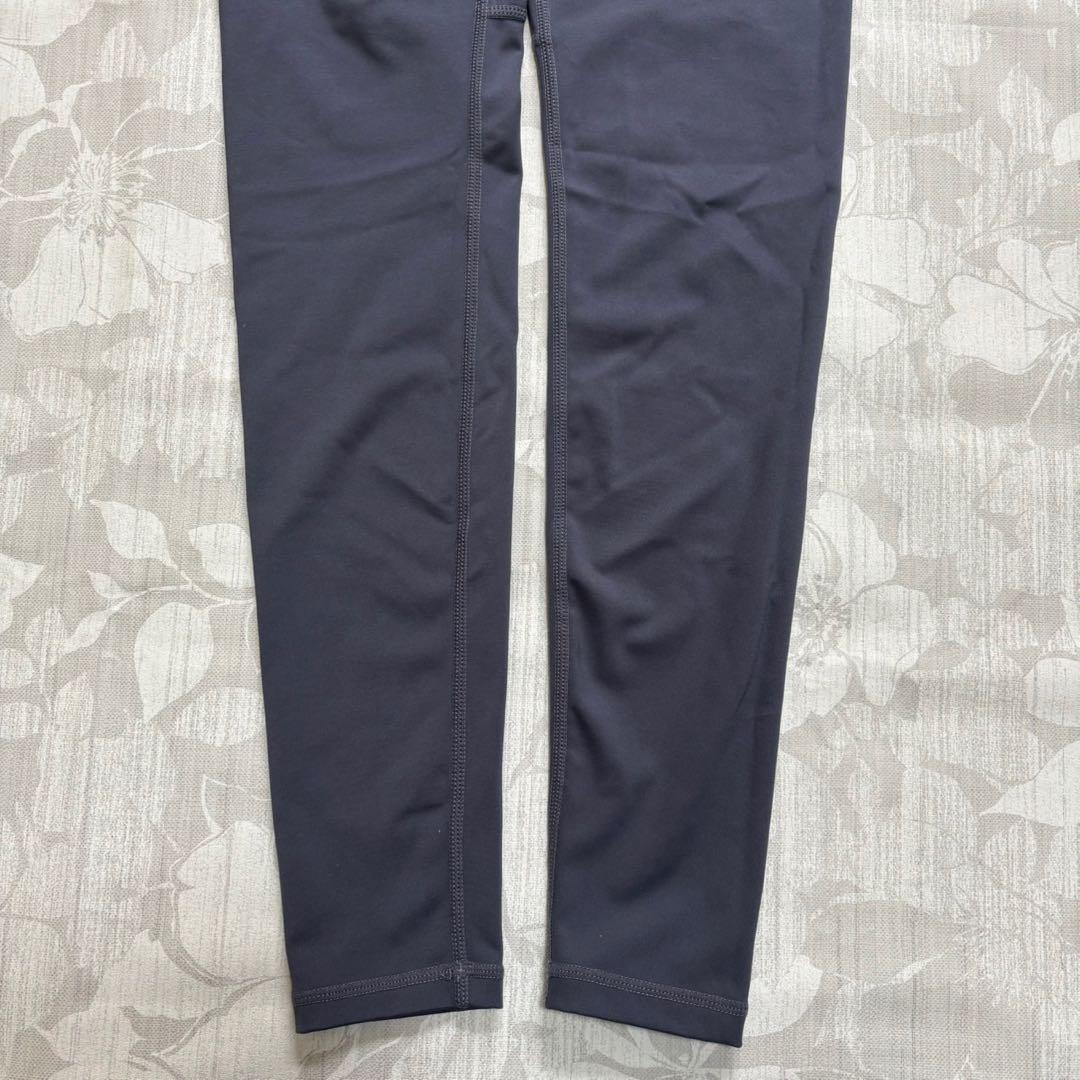 famme ヨガウェア　レギンス　ストレッチ　青紫　くすみカラー（S）