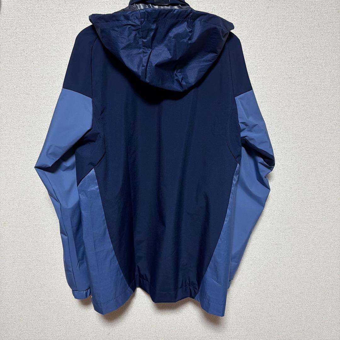 adidas ウィンドブレーカー ネイビー/グレー