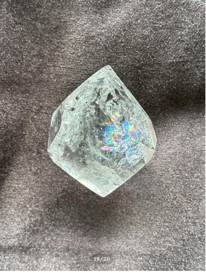 【水入り 水晶】ポイント エンハイドロ クォーツ アイリス クォーツ