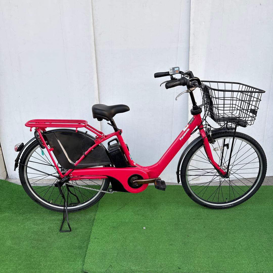 Panasonicパナソニック電動アシスト自転車26インチ 16Ah レッド