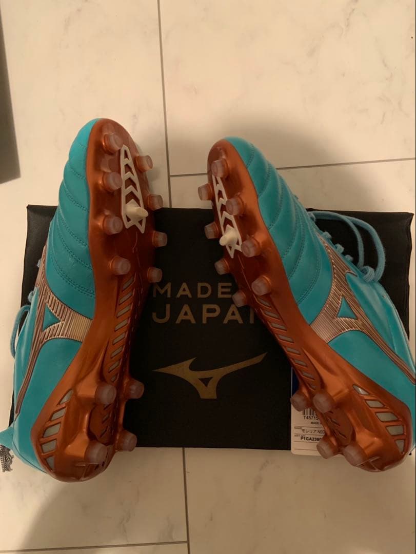 新品未使用　MIZUNO モレリアネオ3japan ジャパン アズールブルー水色
