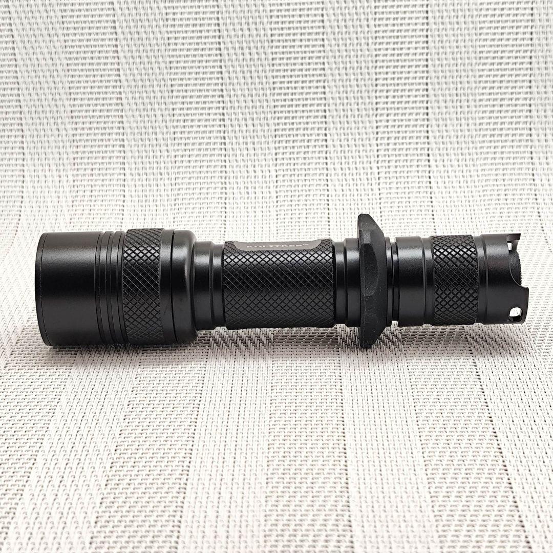18650充電池対応 P60系モジュールホスト＋電球色LEDモジュール