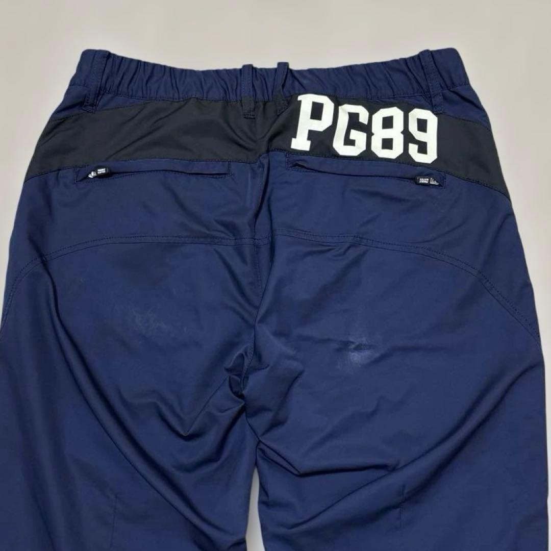 PEARLY GATESパーリーゲイツ　ゴルフパンツ　Ｌ　ナイロン系　紺