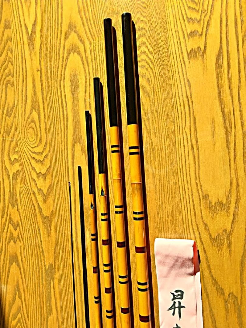 美品・新品未使用・昇竜すずかぜ笛巻１８尺・ヘラ竿・へら竿・竹竿・和竿・へらぶな竿
