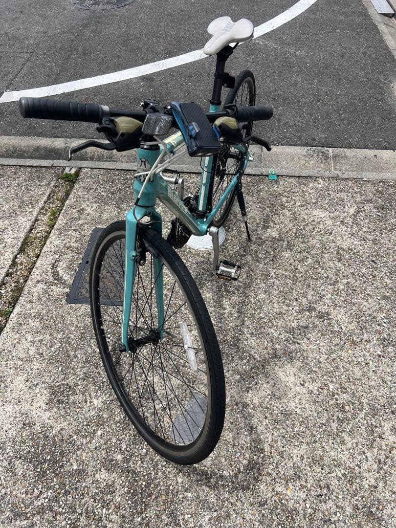 Bianchi シクロクロスバイク 青緑色