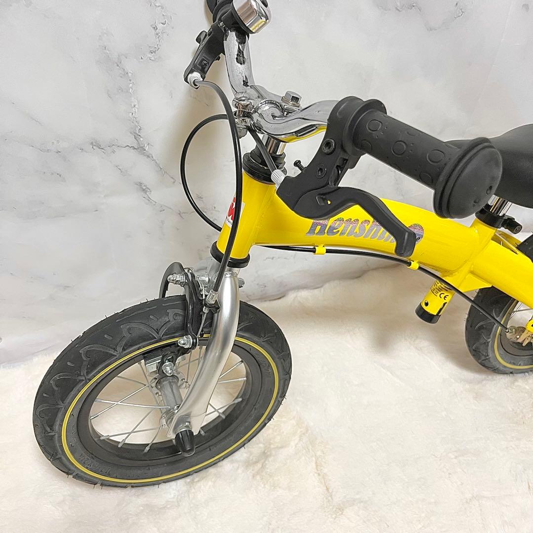 【美品】へんしんバイク 12インチ イエロー　バランスバイク　人気カラー
