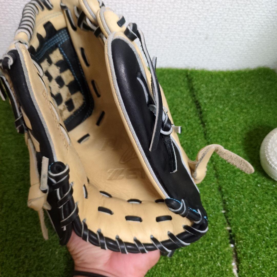 【即戦力】ゼット 軟式用　カラーグラブ ファインキャッチ 右投用