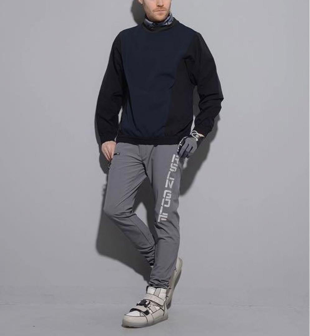 ラッセルノ ゴルフ ブランドロゴ ストレッチ ロングパンツ グレー 2XL 7